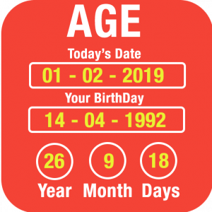 اسکرین شات برنامه Age Calculator by Date of Birth 3