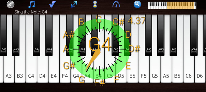 اسکرین شات 1 برنامه Voice Training - Learn To Sing