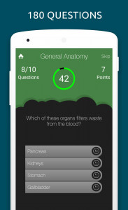 اسکرین شات 1 برنامه Anatomy & Physiology Quiz Test