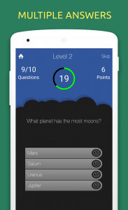 اسکرین شات 2 برنامه Science Quiz Test Trivia Game