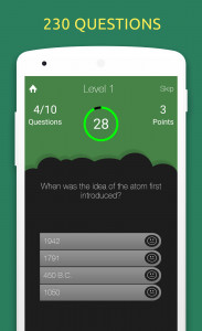 اسکرین شات 1 برنامه Science Quiz Test Trivia Game