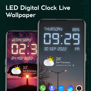 اسکرین شات برنامه Led Digital Clock- Smart Clock 5