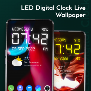 اسکرین شات برنامه Led Digital Clock- Smart Clock 4