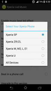 اسکرین شات برنامه Led Music for Xperia 3