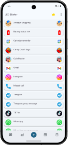 اسکرین شات 1 برنامه LED Blinker Notification Light