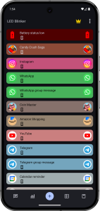اسکرین شات 3 برنامه LED Blinker Notification Light