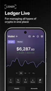 اسکرین شات 1 برنامه Ledger Live Crypto Wallet