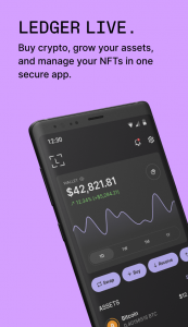 اسکرین شات 1 برنامه Ledger Live Crypto Wallet