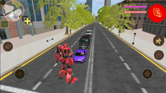 اسکرین شات برنامه Robot Car Super Transforme Futuristic Supercar 1