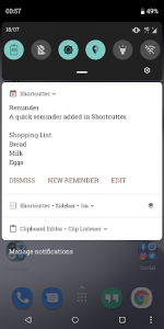 اسکرین شات برنامه Shortcutter - Quick Settings, Shortcuts & Widgets 6