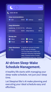 اسکرین شات 4 برنامه SleepisolBio: sleep, alarm