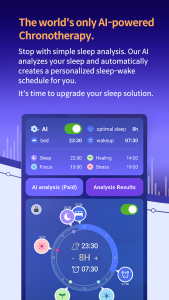 اسکرین شات 2 برنامه SleepisolBio: sleep, alarm