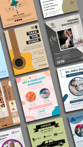 اسکرین شات 2 برنامه Flyer Maker, Poster Maker