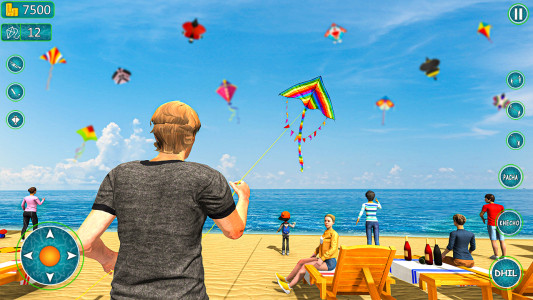 اسکرین شات 1 بازی Kite Basant: Kite Flying Games