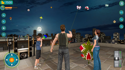اسکرین شات 3 بازی Kite Basant: Kite Flying Games