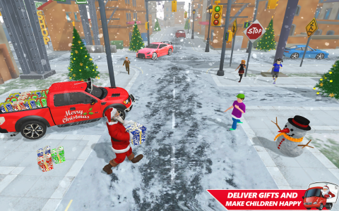 اسکرین شات 1 بازی Santa Christmas Gift Delivery