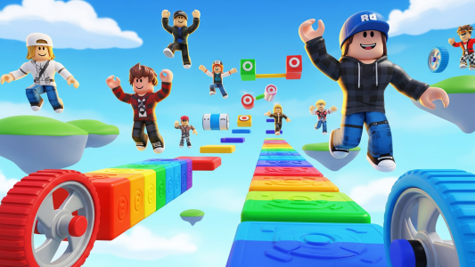 اسکرین شات 6 بازی Obby Parkour Stunt Game