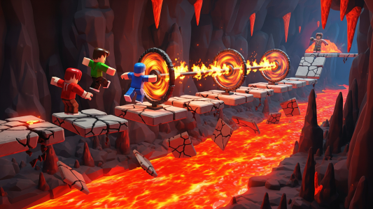 اسکرین شات 5 بازی Obby Parkour Stunt Game