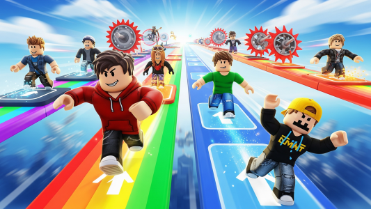 اسکرین شات 1 بازی Obby Parkour Stunt Game