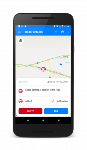 اسکرین شات برنامه Speed Camera Detector 3