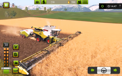 اسکرین شات بازی Tractor Farming and Farm games 3