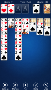 اسکرین شات بازی Solitaire 3