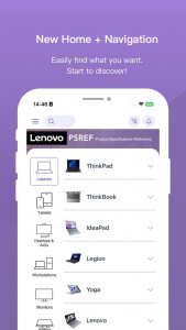 اسکرین شات برنامه Lenovo PSREF 1