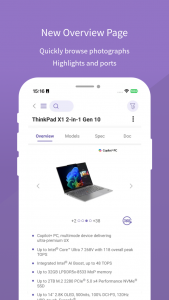 اسکرین شات 2 برنامه Lenovo PSREF