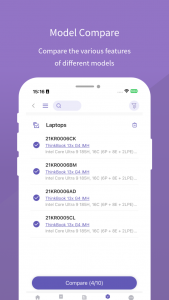 اسکرین شات 5 برنامه Lenovo PSREF