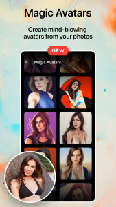 اسکرین شات برنامه Lensa: photo editor & AI art 2
