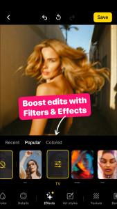 اسکرین شات برنامه Lensa: photo editor & AI art 4