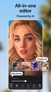 اسکرین شات برنامه Lensa: photo editor & AI art 1