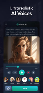 اسکرین شات 2 برنامه Voices AI: Voice Changer