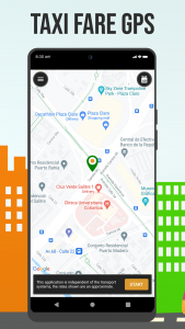 اسکرین شات برنامه Taxi Fare GPS 1