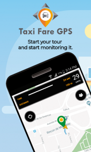 اسکرین شات برنامه Taxi Fare GPS 1