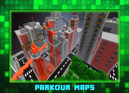 اسکرین شات برنامه Mods with Parkour Maps 5