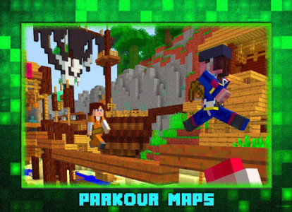 اسکرین شات برنامه Mods with Parkour Maps 6