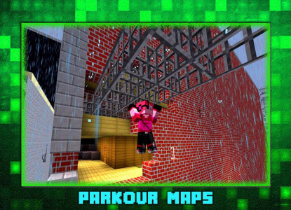 اسکرین شات برنامه Mods with Parkour Maps 1