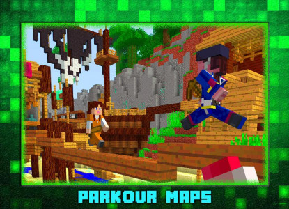 اسکرین شات برنامه Mods with Parkour Maps 3