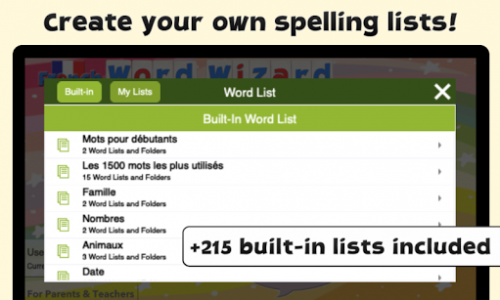 اسکرین شات برنامه French Word Wizard - Learn to read and spell 3
