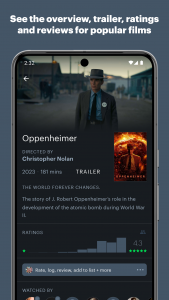 اسکرین شات برنامه Letterboxd 2