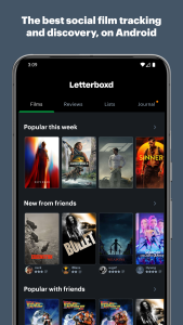 اسکرین شات 1 برنامه Letterboxd