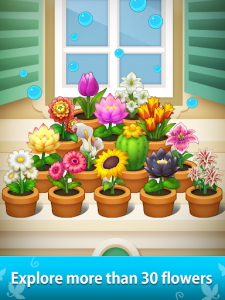 اسکرین شات بازی FlowerBox: Idle flower garden 3