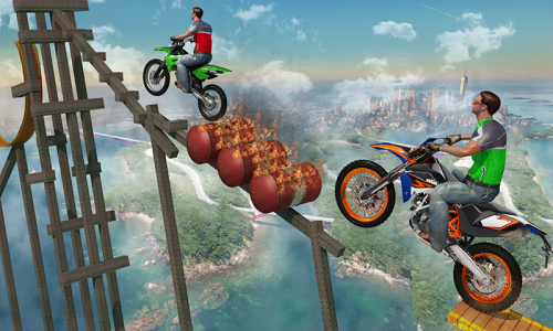 اسکرین شات 2 بازی Bike Tricks Trail Stunt Master