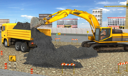 اسکرین شات بازی Highway Construction Games 3d 2