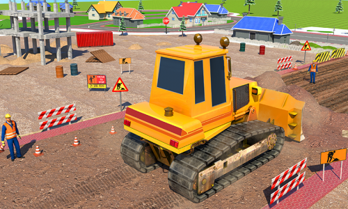 اسکرین شات بازی Highway Construction Games 3d 4