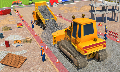اسکرین شات بازی Highway Construction Games 3d 7