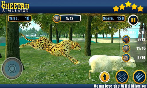 اسکرین شات بازی Angry Cheetah Wild Attack Sim 1