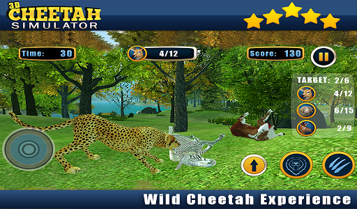 اسکرین شات بازی Angry Cheetah Wild Attack Sim 8