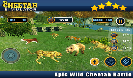 اسکرین شات بازی Angry Cheetah Wild Attack Sim 6